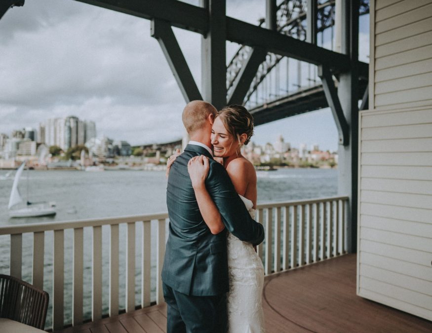 Suite balcony wedding