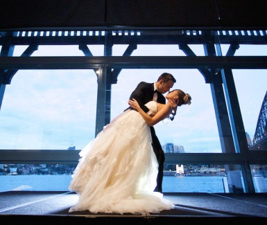Gorgeous Sydney waterfront wedding reception
