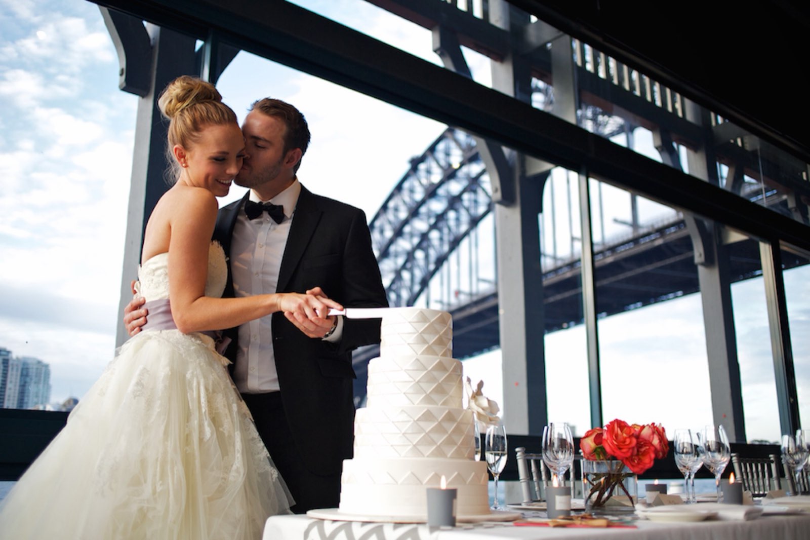 Wedding ceremony at Pier One